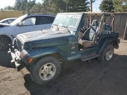 Salvage cars for sale from Copart Denver, CO: 1999 Jeep Wrangler / TJ Sahara