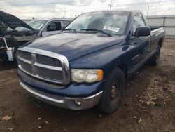 Dodge ram 1500 salvage cars for sale: 2002 Dodge RAM 1500