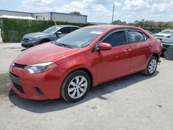 Toyota salvage cars for sale: 2015 Toyota Corolla L