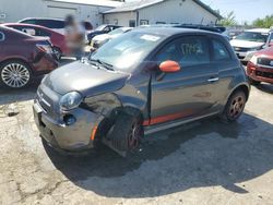 Vehiculos salvage en venta de Copart Pekin, IL: 2017 Fiat 500 Electric