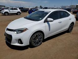 Toyota Vehiculos salvage en venta: 2015 Toyota Corolla L