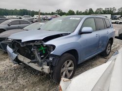 Toyota salvage cars for sale: 2009 Toyota Highlander