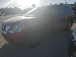 Nissan Pathfinder salvage cars for sale: 2015 Nissan Pathfinder S