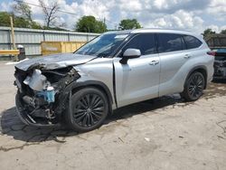 Toyota Highlander salvage cars for sale: 2021 Toyota Highlander Hybrid Platinum