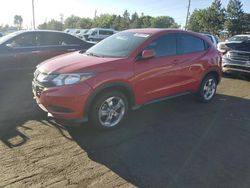 Honda Vehiculos salvage en venta: 2018 Honda HR-V LX