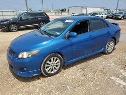 Vehiculos salvage en venta de Copart Temple, TX: 2009 Toyota Corolla Base