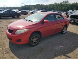 Salvage cars for sale from Copart Greenwell Springs, LA: 2009 Toyota Corolla Base