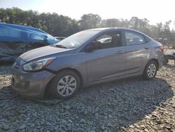 Hyundai Accent salvage cars for sale: 2015 Hyundai Accent GLS