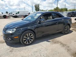 Salvage cars for sale from Copart Miami, FL: 2012 Volkswagen EOS LUX