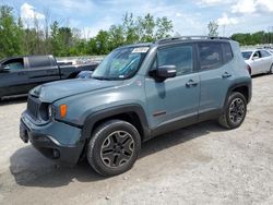 Vehiculos salvage en venta de Copart Leroy, NY: 2015 Jeep Renegade Trailhawk