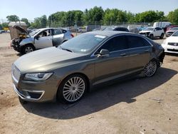 Salvage cars for sale from Copart Chalfont, PA: 2017 Lincoln MKZ Reserve