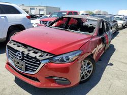 Mazda salvage cars for sale: 2017 Mazda 3 Sport