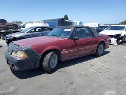 Vehiculos salvage en venta de Copart Hayward, CA: 1989 Ford Mustang GT