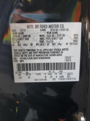 2012 Ford Escape Limited