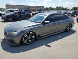 BMW salvage cars for sale: 2017 BMW 740 I