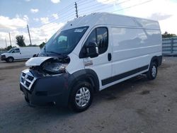 Salvage cars for sale from Copart Miami, FL: 2018 Dodge RAM Promaster 2500 2500 High