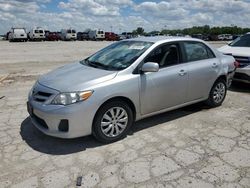 Salvage cars for sale from Copart Indianapolis, IN: 2012 Toyota Corolla Base