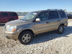 Honda salvage cars for sale: 2004 Honda Pilot EXL