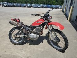 Vehiculos salvage en venta de Copart Gaston, SC: 1981 Honda XL500 S