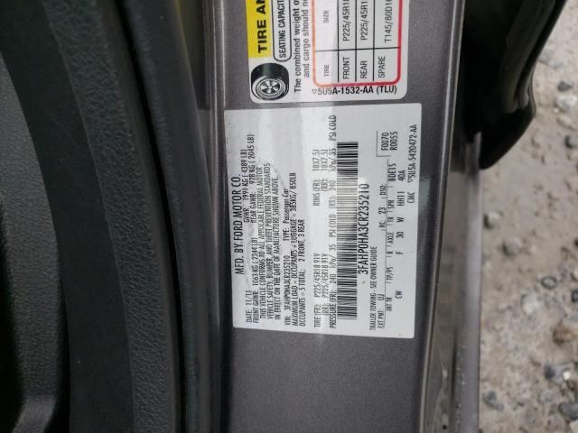 2012 Ford Fusion SE