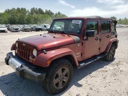 Jeep salvage cars for sale: 2009 Jeep Wrangler Unlimited Sahara