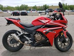 Honda CBR Cycle salvage cars for sale: 2016 Honda CBR500 R