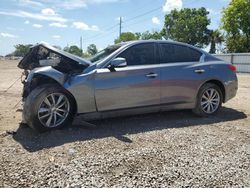 Infiniti salvage cars for sale: 2015 Infiniti Q50 Base