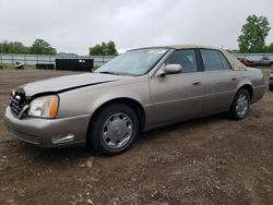 Salvage cars for sale from Copart Columbia Station, OH: 2002 Cadillac Deville DHS