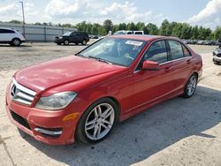 Salvage cars for sale from Copart Lumberton, NC: 2013 Mercedes-Benz C 250