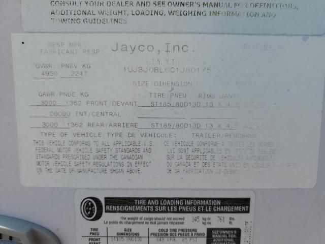 2012 Jayco Jayfeather