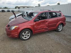 Salvage cars for sale from Copart Indianapolis, IN: 2003 Pontiac Vibe