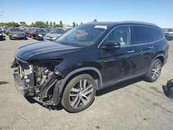 Honda Pilot Touring salvage cars for sale: 2016 Honda Pilot Touring