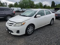 Vehiculos salvage en venta de Copart Portland, OR: 2013 Toyota Corolla Base