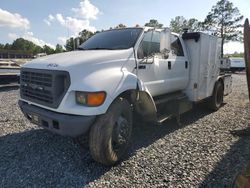 Salvage trucks for sale at Byron, GA auction: 2000 Ford F750 Super Duty