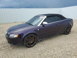 Salvage cars for sale from Copart Arcadia, FL: 2005 Audi S4 Quattro Cabriolet