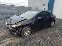 2012 Honda Civic LX en venta en Elmsdale, NS