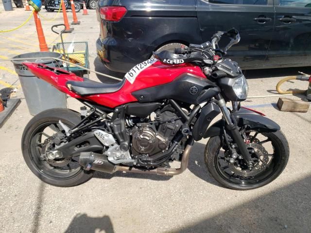 2017 Yamaha FZ07