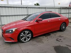 Mercedes-Benz cla-Class salvage cars for sale: 2019 Mercedes-Benz CLA 250 4matic