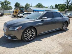 Lincoln Continental salvage cars for sale: 2017 Lincoln Continental Select