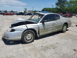 Chevrolet Montecarlo salvage cars for sale: 2000 Chevrolet Monte Carlo LS