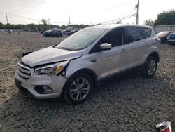 Ford Escape salvage cars for sale: 2017 Ford Escape SE