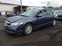 Honda Civic Hybrid salvage cars for sale: 2009 Honda Civic Hybrid