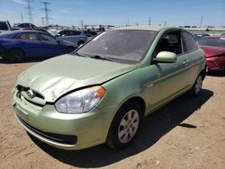 Hyundai salvage cars for sale: 2010 Hyundai Accent Blue