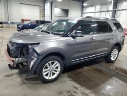 Ford Explorer salvage cars for sale: 2013 Ford Explorer XLT