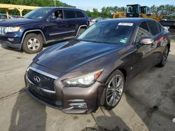 Salvage cars for sale from Copart Windsor, NJ: 2014 Infiniti Q50 Base