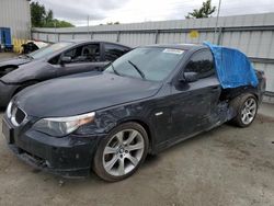 BMW salvage cars for sale: 2007 BMW 550 I