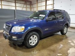 Ford salvage cars for sale: 2007 Ford Explorer XLT