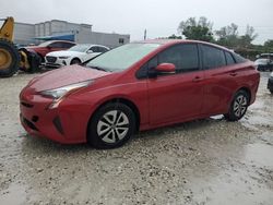 Toyota salvage cars for sale: 2017 Toyota Prius