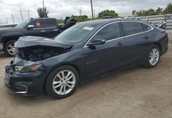 Chevrolet Malibu salvage cars for sale: 2017 Chevrolet Malibu LT