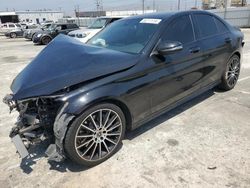 Salvage cars for sale from Copart Sun Valley, CA: 2018 Mercedes-Benz C300